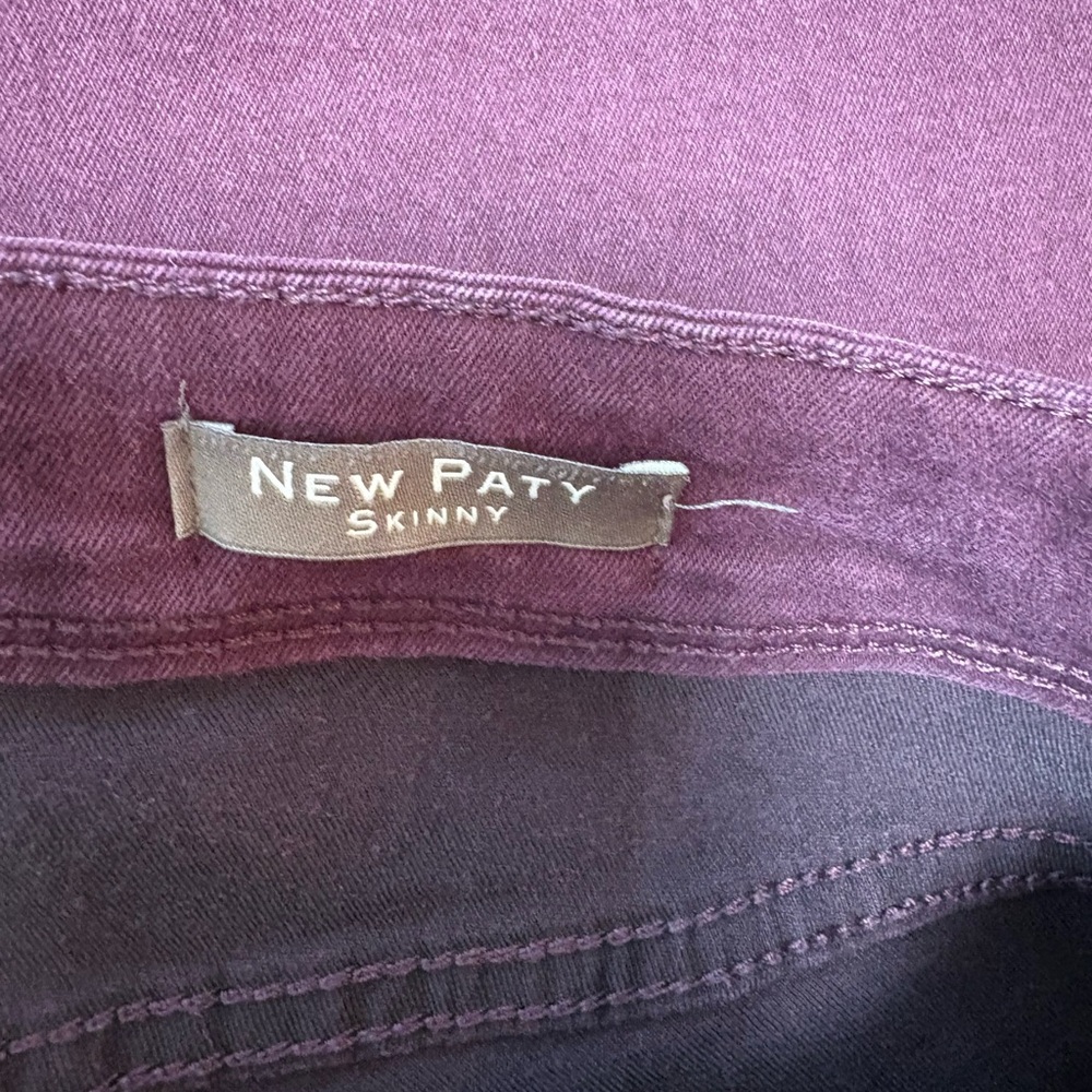 New Paty Plum Skinny Jeans - Women's Stretch Denim - Picture 6 of 6